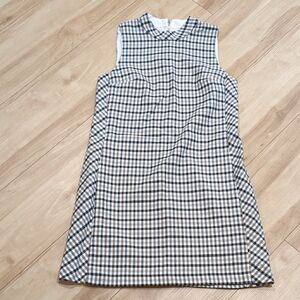 Ann Taylor Sleeveless Plaid Dress